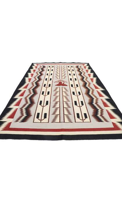 6 x 9 Vintage Maramures Romanian Kilim Rug 77922