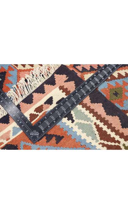 7 x 9 Vintage Persian Shiraz Kilim Rug 77923