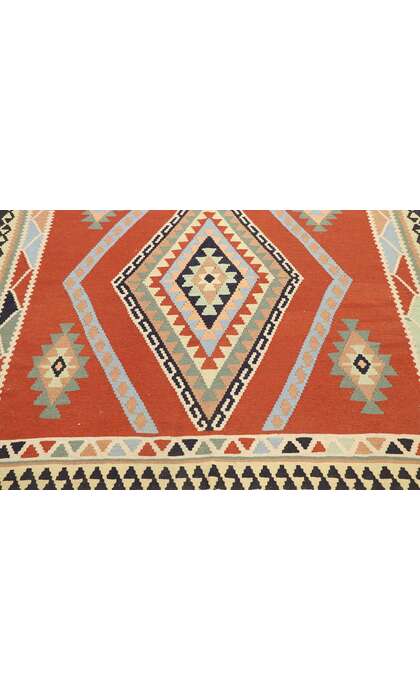 6 x 8 Vintage Persian Shiraz Kilim Rug 77926
