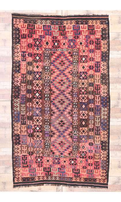 5 x 9 Vintage Afghan Maimana Kilim Rug 77928