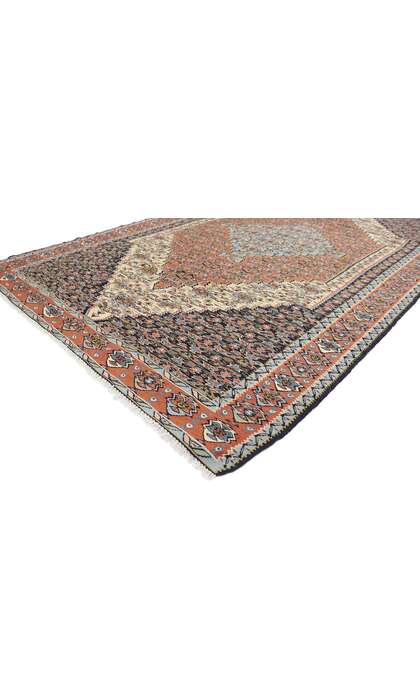 5 x 8 Vintage Persian Senneh Kilim Rug 77929