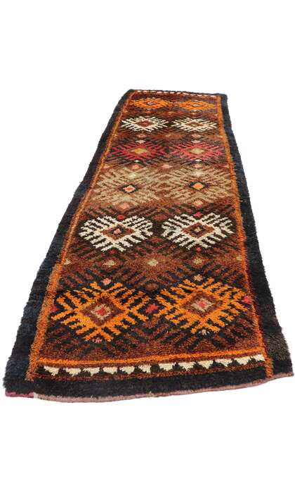 3 x 11 Antique Persian Gabbeh Runner 78073