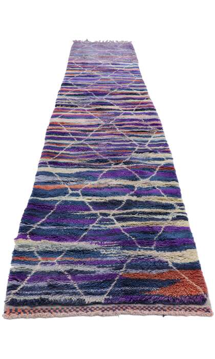 3 x 14 Colorful Beni Mrirt Moroccan Rug 21091