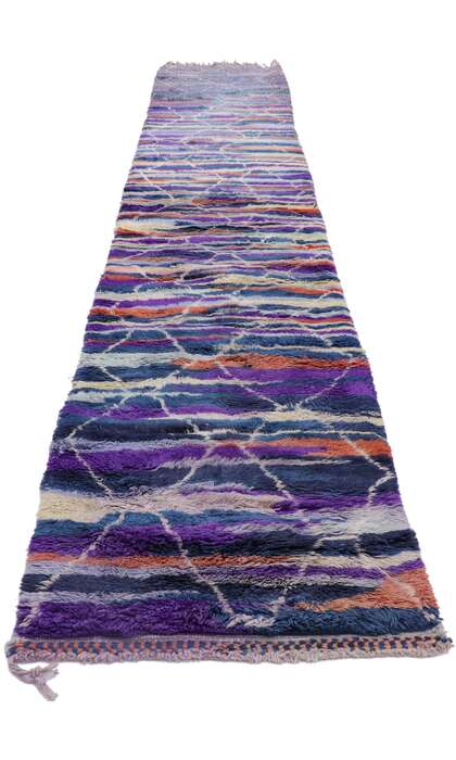 3 x 14 Colorful Beni Mrirt Moroccan Rug 21094