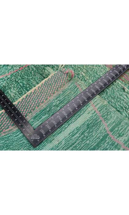 6 x 8 Green Beni Mrirt Moroccan Rug 21095