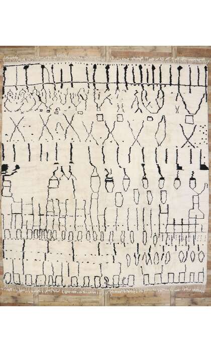 12 x 14 Modern Beni Mrirt Moroccan Rug 21098