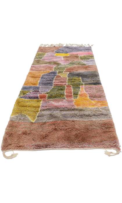 3 x 7 Color Block Moroccan Runner 21110