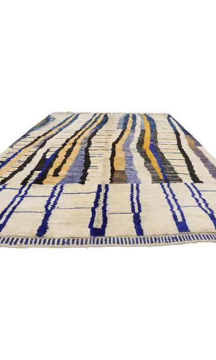 10 x 13 Modern Beni Mrirt Moroccan Rug 21116