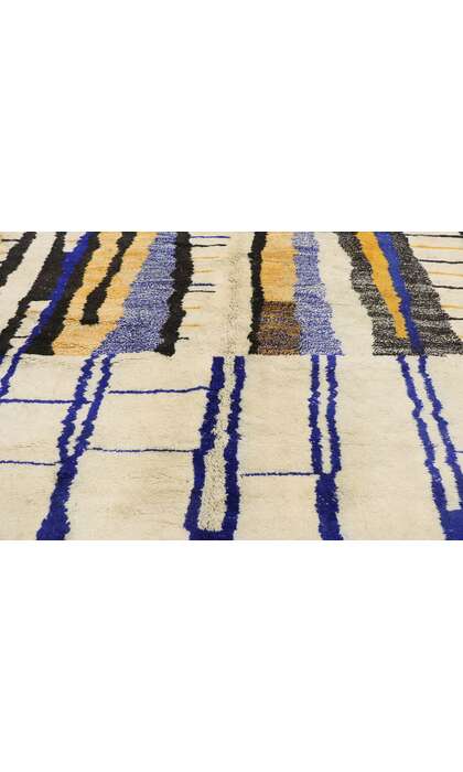 10 x 13 Modern Beni Mrirt Moroccan Rug 21116