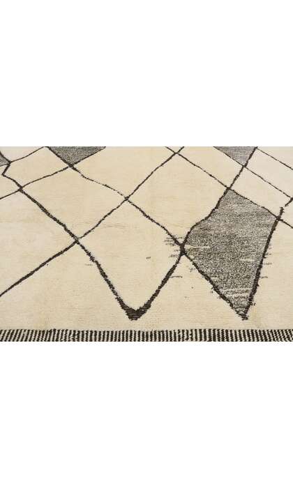 9 x 11 Modern Beni Mrirt Moroccan Rug 21157