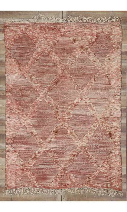 7 x 10 Beni Mrirt Moroccan High-Low Rug 21159