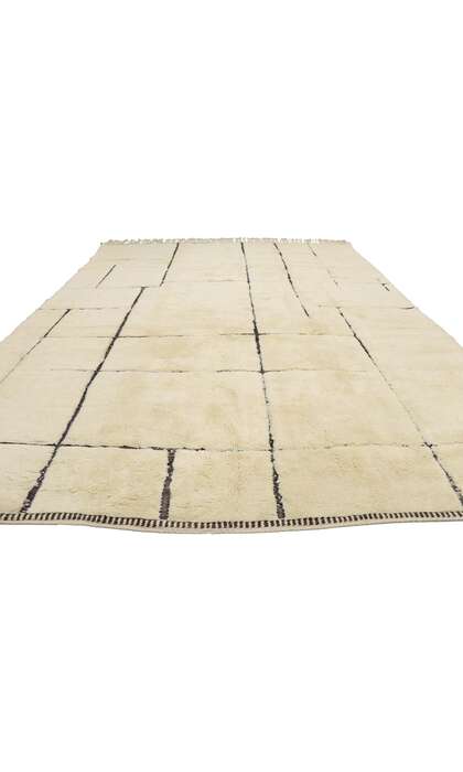 10 x 13 Modern Beni Mrirt Moroccan Rug 21163