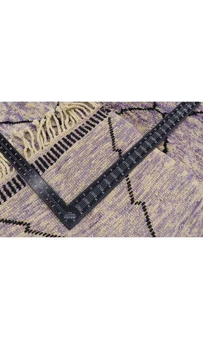 9 x 11 Modern Beni Mrirt Moroccan Rug 21177