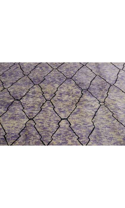 9 x 11 Modern Beni Mrirt Moroccan Rug 21177