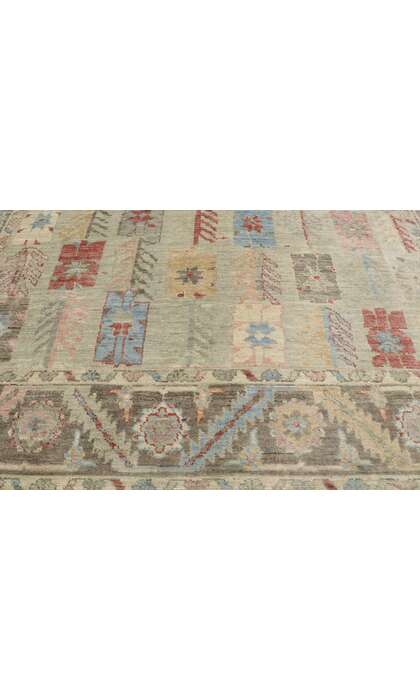 9 x 12 Vintage-Inspired Oushak Rug 80674