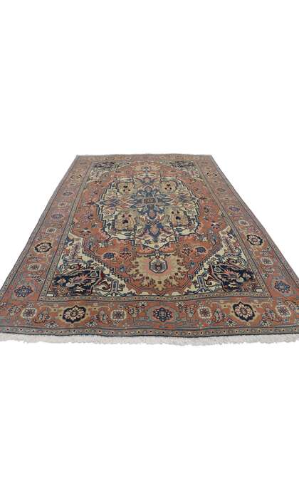 6 x 9 Vintage Romanian Serapi Rug 72042