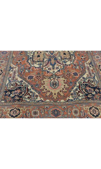 6 x 9 Vintage Romanian Serapi Rug 72042