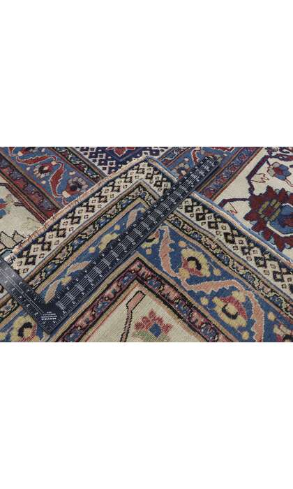 13 x 16 Antique Persian Mashhad Rug 77662