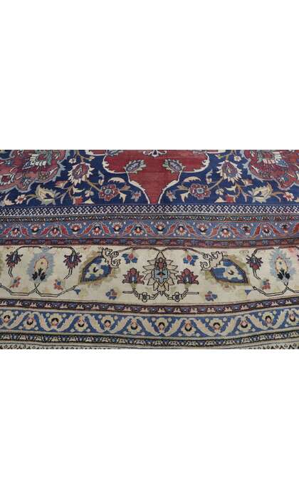 13 x 16 Antique Persian Mashhad Rug 77662