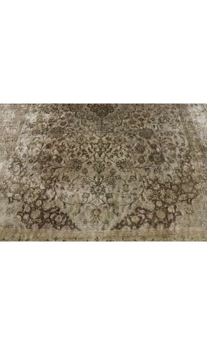 7 x 10 Vintage Persian Silk Qum Rug 77705