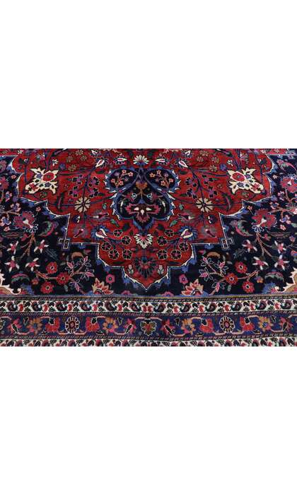 11 x 20 Antique Persian Mashhad Rug 77748