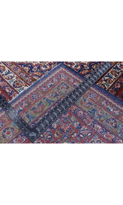 12 x 19 Antique Persian Qazvin Rug 77866