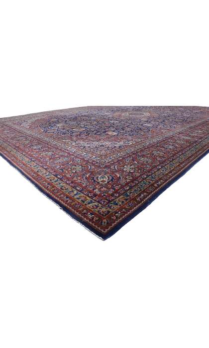 12 x 19 Antique Persian Qazvin Rug 77866