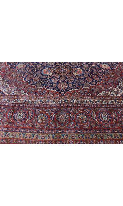 12 x 19 Antique Persian Qazvin Rug 77866