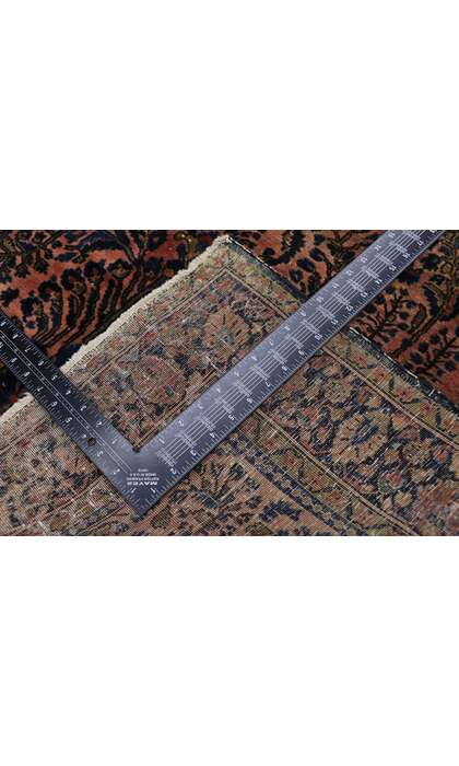 4 x 7 Antique Persian Sarouk Rug 78029