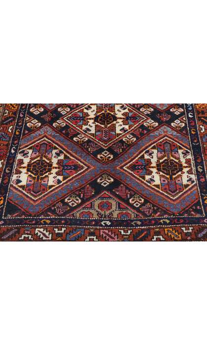 4 x 7 Vintage Persian Hamadan Rug 78032