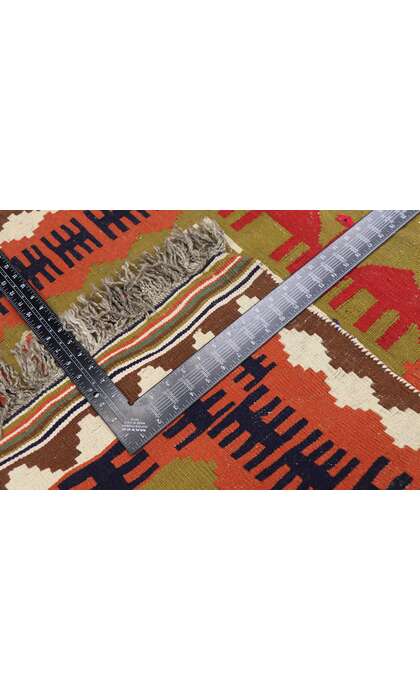 3 x 9 Vintage Persian Shiraz Kilim Runner 78042