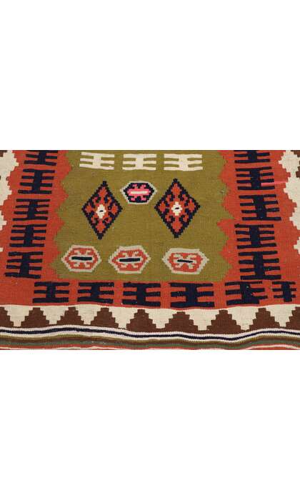 3 x 9 Vintage Persian Shiraz Kilim Runner 78042