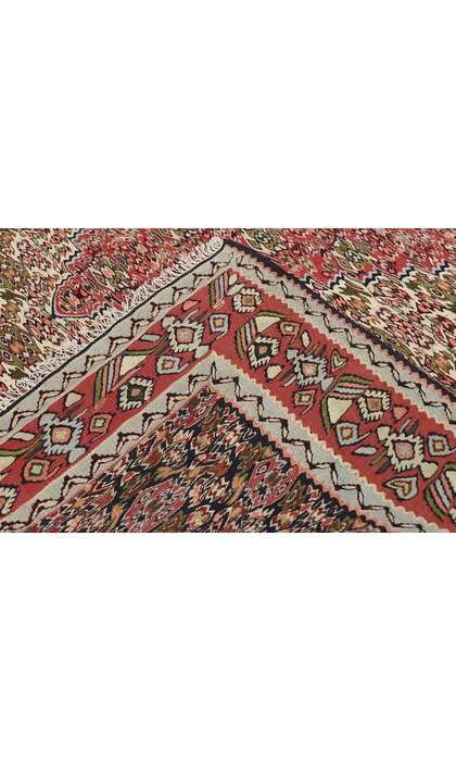 5 x 8 Vintage Persian Senneh Kilim Rug 78043