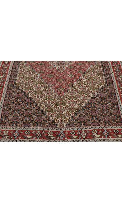 5 x 8 Vintage Persian Senneh Kilim Rug 78043