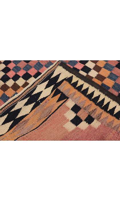 5 x 11 Vintage Persian Shiraz Kilim Rug 78056