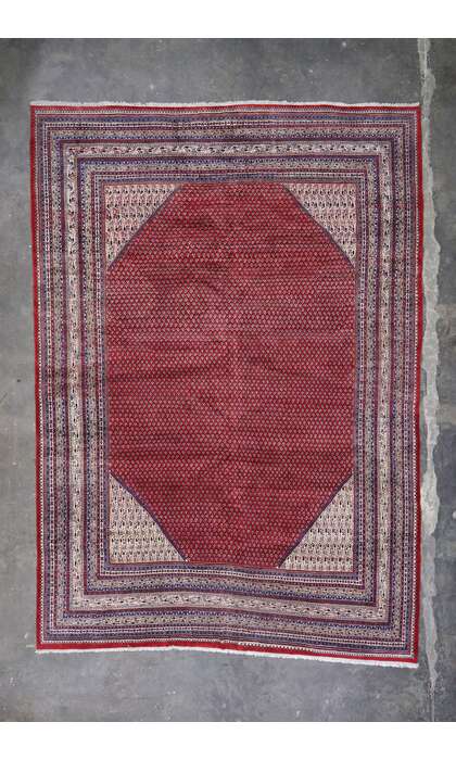 12 x 16 Vintage Persian Sarouk Rug 7806412 x 16 Vintage Persian Sarouk Rug 78064