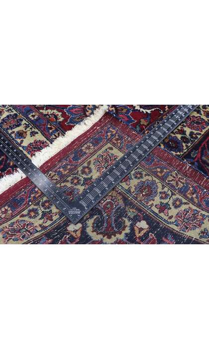 12 x 20 Antique Persian Mashhad Rug 78066