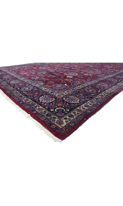 12 x 20 Antique Persian Mashhad Rug 78066