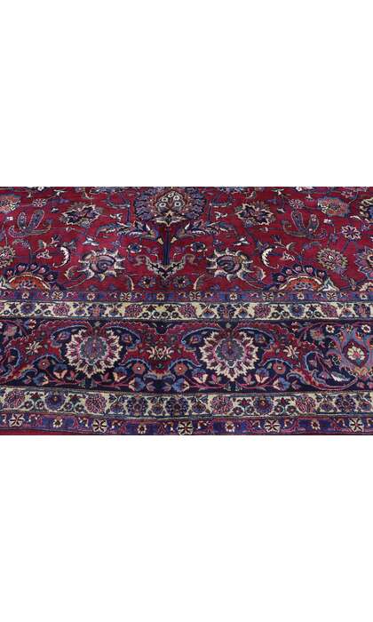 12 x 20 Antique Persian Mashhad Rug 78066