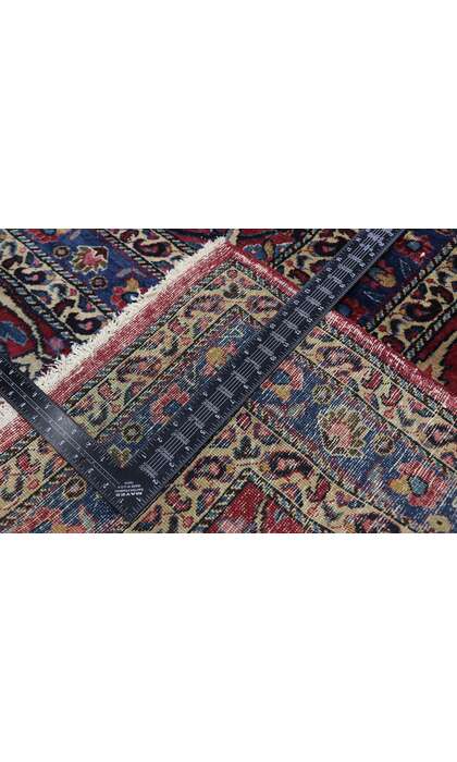 11 x 19 Antique Persian Mashhad Rug 78067