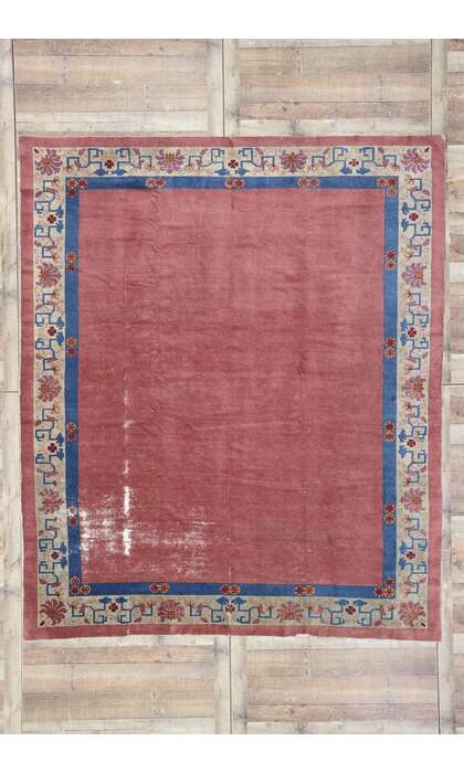 8 x 10 Antique Chinese Peking Rug 78079