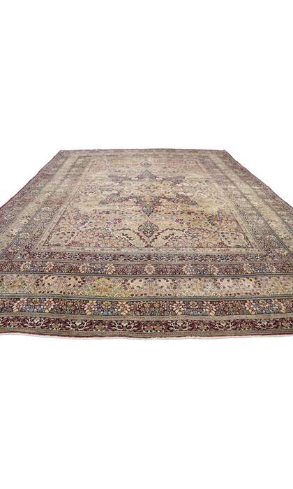 10 x 13 Antique Persian Lavar Kermanshah Rug 78080