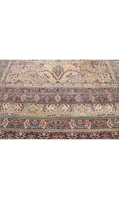 10 x 13 Antique Persian Lavar Kermanshah Rug 78080