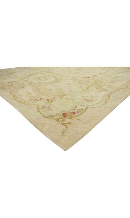 10 x 14 Vintage French Aubusson Rug 78082