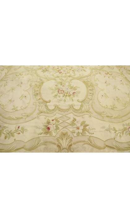 10 x 14 Vintage French Aubusson Rug 78082