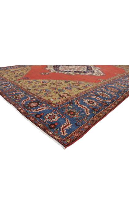 11 x 15 Antique Persian Bakshaish Rug 78085
