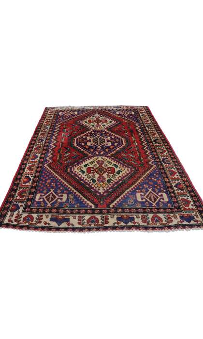 5 x 7 Vintage Persian Viss Rug 78086