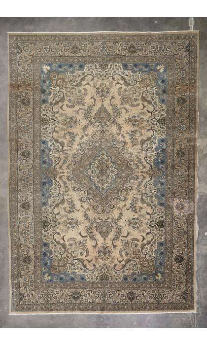 12 x 19 Antique Persian Tabriz Rug 78090