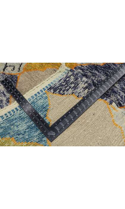 10 x 13 Modern Beni Mrirt Moroccan Rug 21173