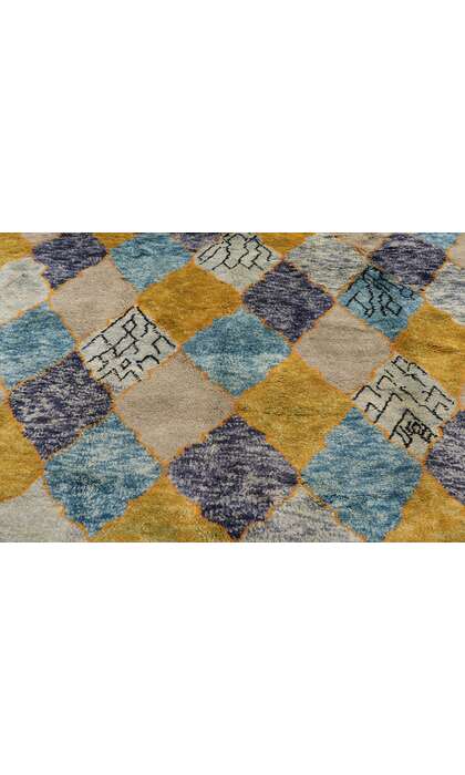 10 x 13 Modern Beni Mrirt Moroccan Rug 21173